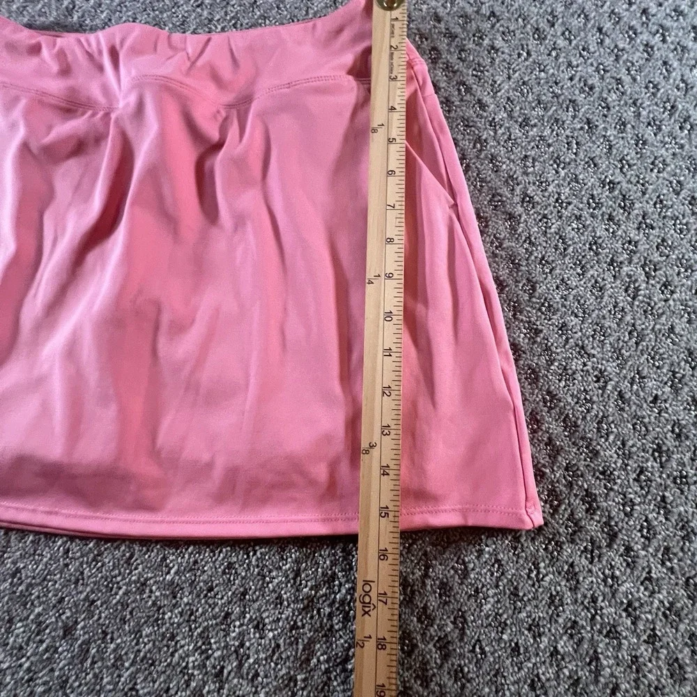 Tommy Bahama Golf Skort Women's M Pink Stretch Athletic Skirt  Shorts‎ Pockets